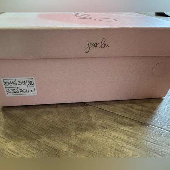 White Rhinestone Booties - Picture 4 of 4